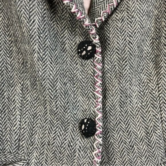 Etro Tweed Wool Velvet Paisley Blazer - Picture 6 of 9